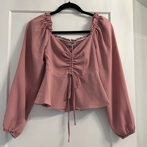 NWT dusty pink blouse